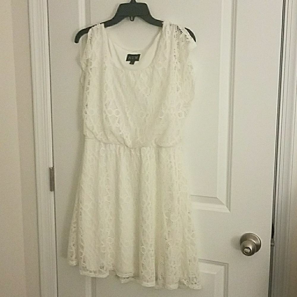White Lace/Crochet Dress